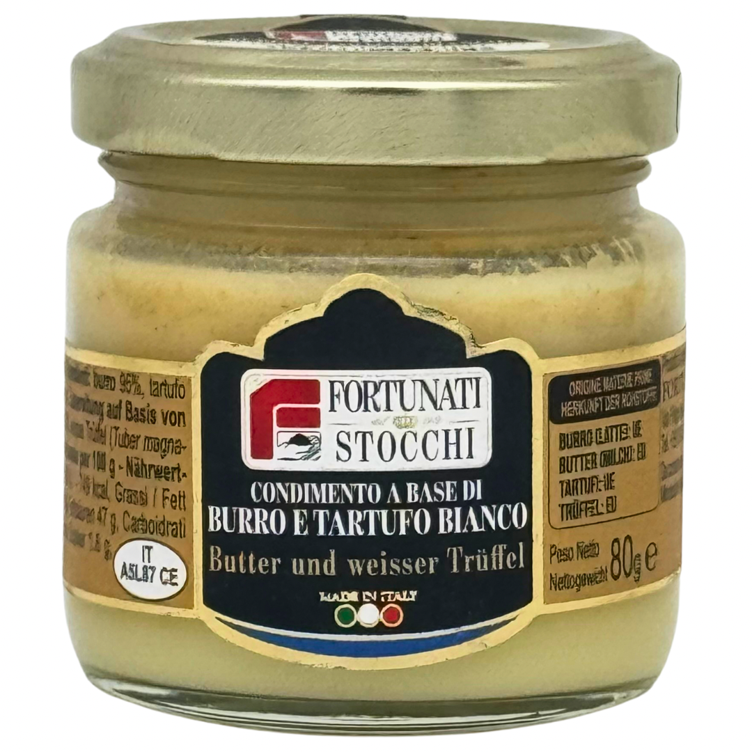 Fortunati Stocchi Condimento a base di Burro e Tartufo Bianco – Butter mit Weißem Trüffel